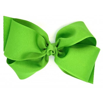 Green (Apple Green) Grosgrain Bow - 6 Inch